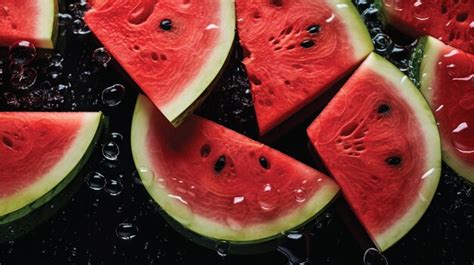 Premium AI Image | fresh watermelon fruit background