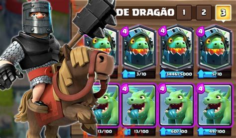 Deck de Dois Dragões Príncipe das trevas Clash Royale Dicas