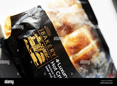 Marks Spencer Luxury Hot Cross Buns For Easter Uk Stock Photo Alamy