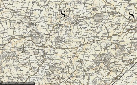 Historic Ordnance Survey Map Of Norton Mandeville 1898