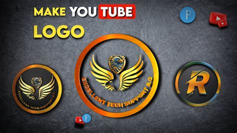 How To Make Logo For Youtube Logo Kaise Banaye Pixellab Logo