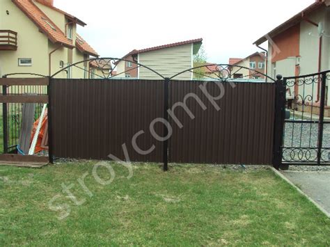 Металлические ворота и калитки для заборов - низкая стоимость ...