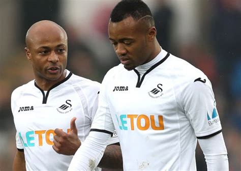 Ayew Brothers Swansea Relegated To The Championship - DailyGuide Network