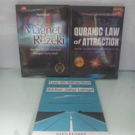 Jual PAKET 3 BUKU QURANIC LAW OF ATTRACTION DAN IKHTIAR JALUR LANGIT