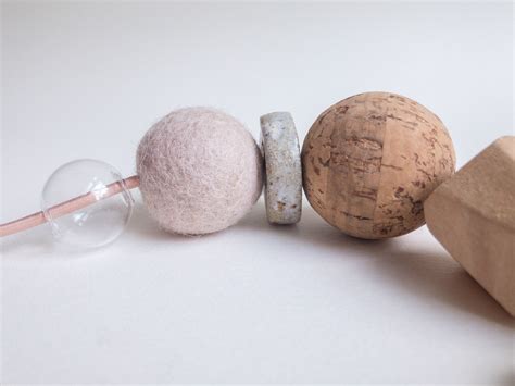 Studio Janneke Handmade Ceramics And Jewellery Nude Totem Necklace Mixed Material Clay