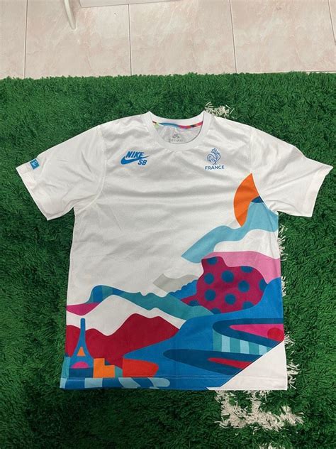 Nike Sb X Parra Olympic France Jersey Mens Fashion Tops And Sets