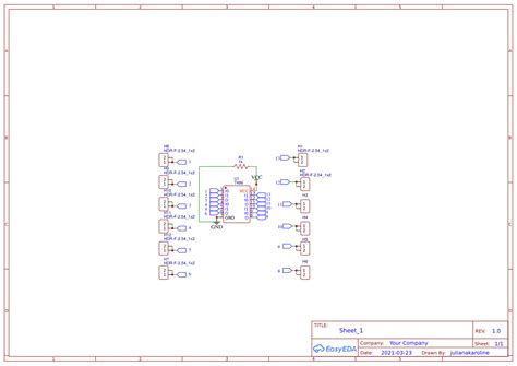 Porta Logica Or EasyEDA Open Source Hardware Lab