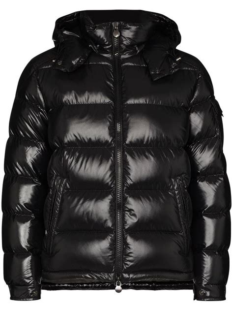 Moncler Maya Zip Up Padded Hooded Jacket Farfetch Moncler Down