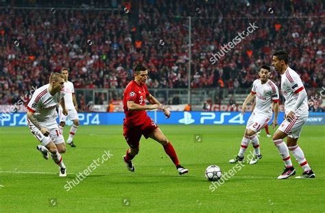 Robert Lewandowski Bayern Munich During Champions Editorial Stock Photo ...