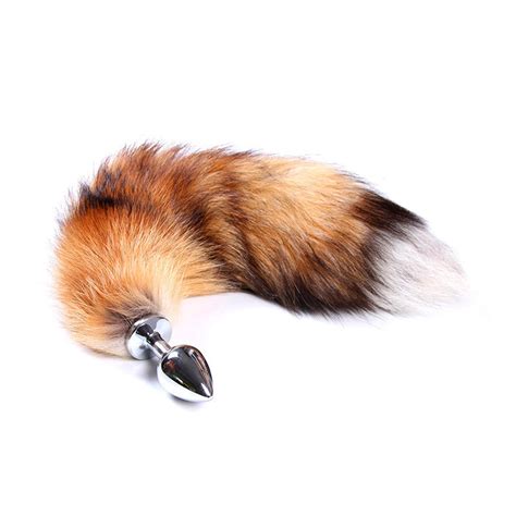 Fox Tails Anal Plug Metal Anal Sex Toys Butt Plug Sex Games Role Play Cosplay Toys M Plug Drop