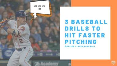 3 Baseball Drills To Hit Faster Pitching One Important Tip Applied