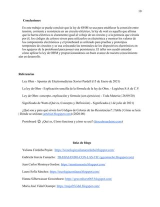 Problemas De Aplicaci N Ley De Ohm Y Ley De Watt Pdf