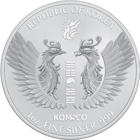 2022 1 oz South Korean Silver Phoenix (BU) l JM Bullion™