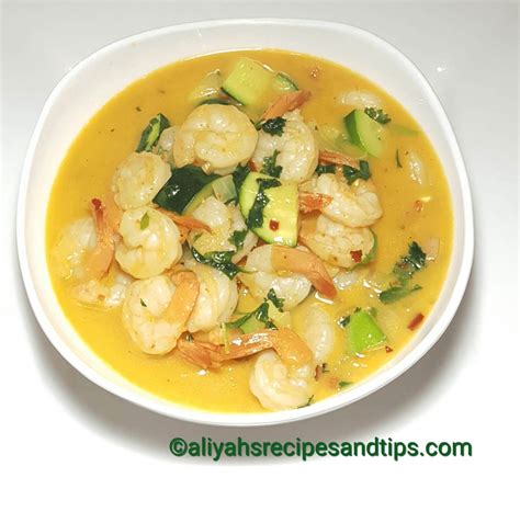 Thai Curry Shrimp Soup