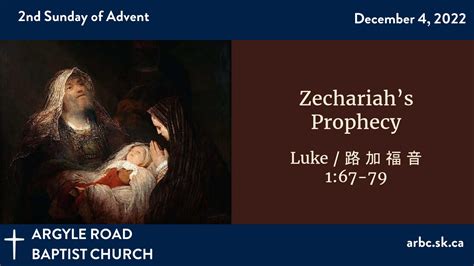 Zechariahs Prophecy Argyle Road Baptist Church