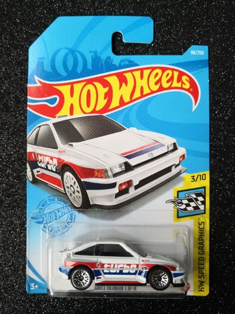 Hot Wheels Honda CR X Turbo White Hobbies Toys Toys Games On Carousell