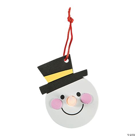 Snowman Tea Light Ornament Craft Kit Makes