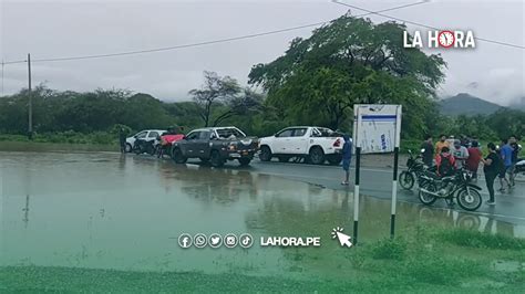 Transportistas quedan varados tras desborde del río Piura en Buenos