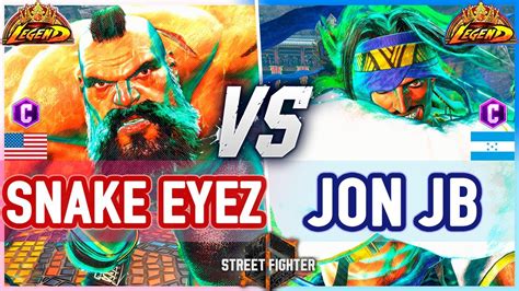 Sf Snake Eyez Zangief Vs Jon Jb Rashid Street Fighter Youtube