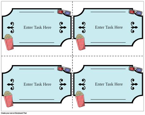 Task Card Template 9 Storyboard Per Worksheet Templates