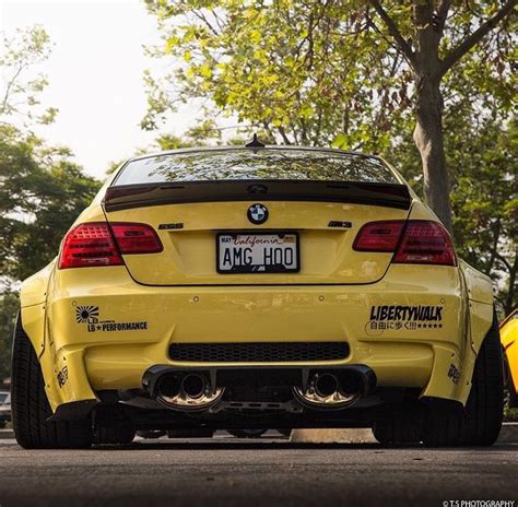 Yellow BMW Car Parked in 2023 | Liberty Walk, Sport Cars