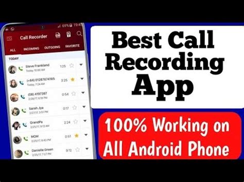 Best Call Recorder For Android Call Recording App 100 Working On