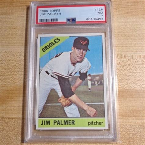 1966 Topps 126 Jim Palmer RC PSA 7 HOF Baltimore Orioles Centered