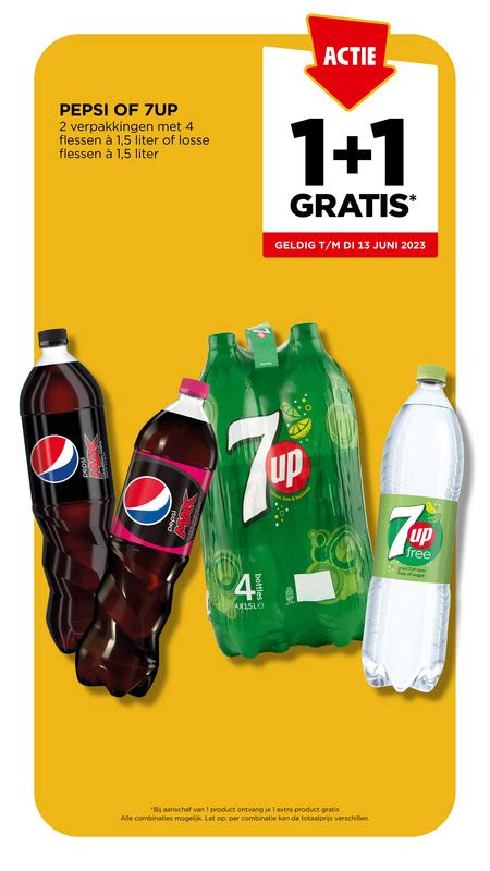 7 Up Frisdrank Cola Folder Aanbieding Bij Jumbo Details