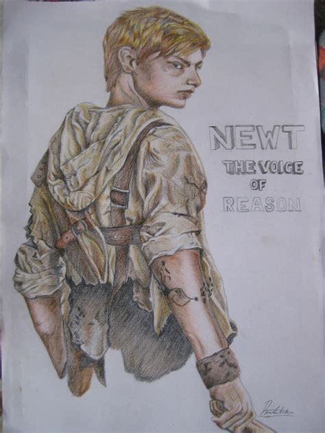 Newt Maze Runner FanArt by DrawWriteRead on DeviantArt