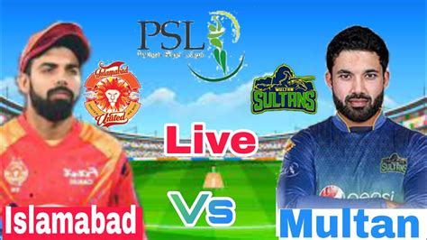 PSL 9 Multan Sultan Vs Islamabad United 5th Match MS VS IU LIVE