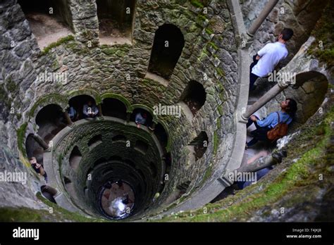 Initiation Well At Quinta Da Regaleira Sintra Portugal Stock Photo