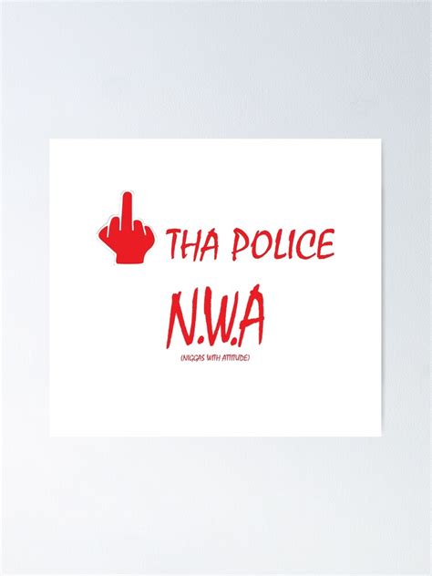 Fuck Tha Police Poster For Sale By Revolutiontoday Redbubble