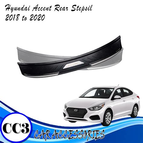 Hyundai Accent Rear Bumper Guard Protector Rear Bumper Step