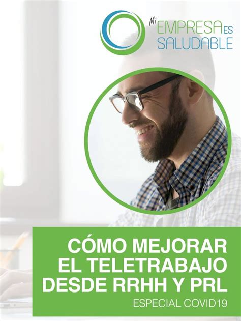 Pdf C Mo Mejorar El Teletrabajo Desde Rrhh Y Prl Combatir El