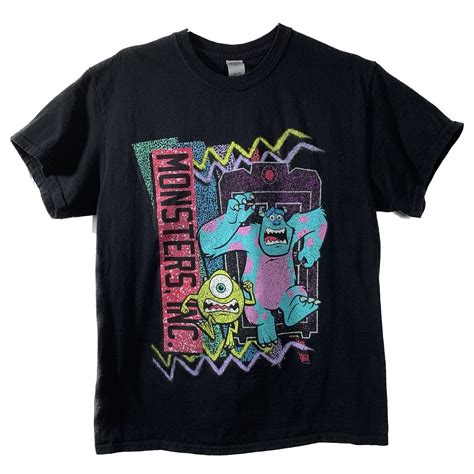 Disney S Monsters Inc T Shirt Unisex Medium Pixar Gem