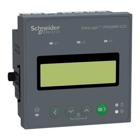 Schneider Electric Panel Mount Meter Easylogic Pm1225h Class 0 5 Rs485 Lcd