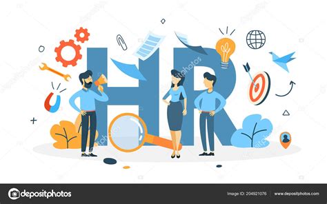 Human Resources Concept Illustration Stock Vector Inspiring Vector