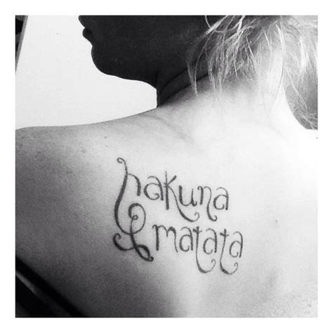 Pin By Ronni Ermeling On Ink Designs Hakuna Matata Tattoo Tattoos