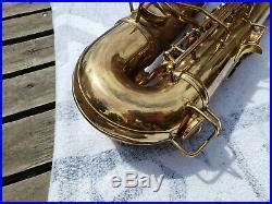 Conn M Naked Lady Tenor Saxophone Vintage Case GREAT SAX GREAT DEAL Brass Musical