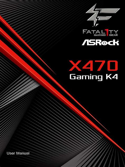 Fatal1ty X470 Gaming K4 | PDF | Hdmi | Bios