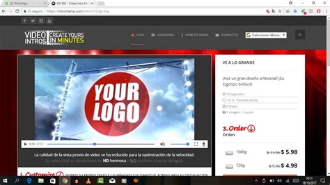 Introchamp Crear Intros Para Tus Videos De Youtube 2017 Muy Facil