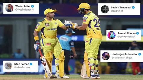 Ipl Fabulous Hitting Tendulkar Jaffer React As Uthappa Dube