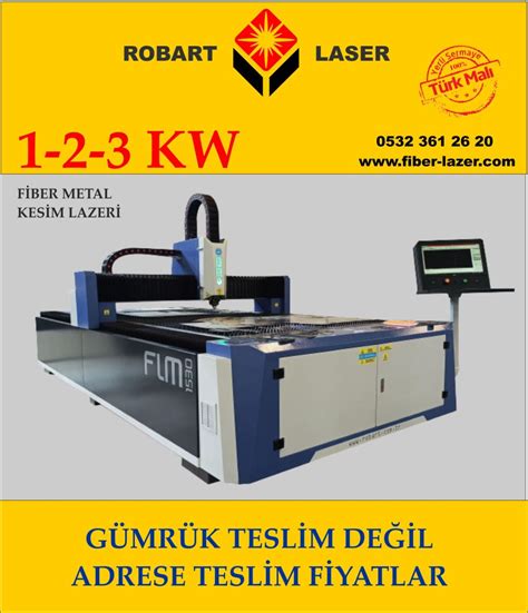 2 El Fiber Lazer Kesim Makinesi Robart Lazer 0532 3612620