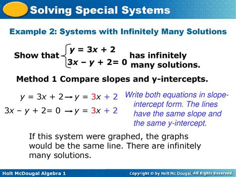 Infinitely Many Solutions Ppt Download