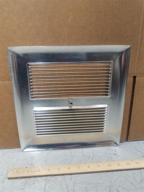 Vtg Emerson Pryne Flush Ceiling Exhaust Fan Cover Bath Kitchen Aluminum