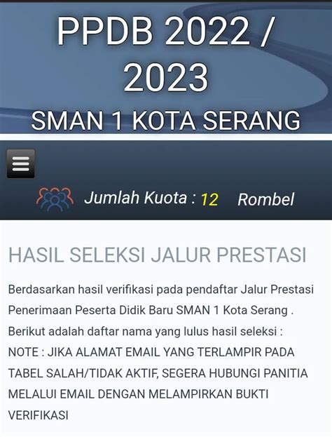 Diumumkan Hari Ini Ppdb Banten Jalur Prestasi Ini Cara Cek Hasil