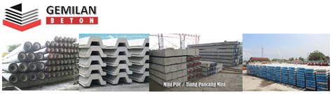 Pt Gemilan Beton Precast Tiang Pancang Harga Spun Pile