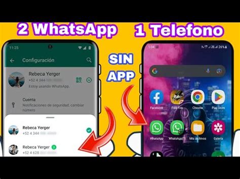 Como Tener Dos Whatsapp En El Mismo Telefono YouTube