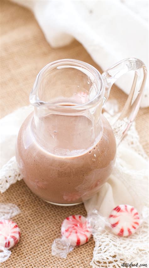 Homemade Peppermint Mocha Creamer A Latte Food