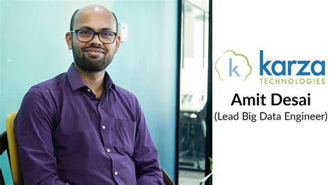 Karza Technologies Amit Desai Lead Big Data Engineer Showcase